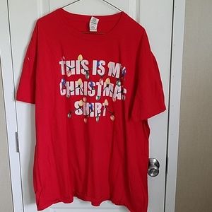 Christmas tee shirt.